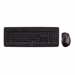CHERRY DW 5100, Taille réelle (100 %), Sans fil, RF sans fil, Noir, Souris incluse