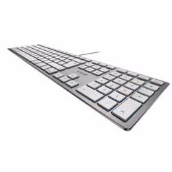 CHERRY KC 6000 SLIM FOR MAC clavier USB QWERTY Anglais britannique Argent