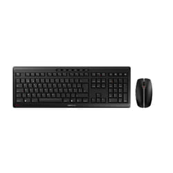 CHERRY Stream Desktop clavier Souris incluse RF sans fil Belge Noir