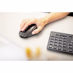 CHERRY DW 9500 SLIM clavier Souris incluse RF sans fil + Bluetooth QWERTY Anglais Noir, Gris - Vue supplémentaire 5
