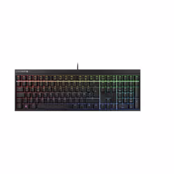 CHERRY MX 2.0S RGB, Taille réelle (100 %), USB, Clavier mécanique, QWERTZ, LED RGB, Noir