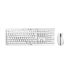 CHERRY Stream Desktop Recharge clavier Souris incluse RF sans fil QWERTY Anglais Gris