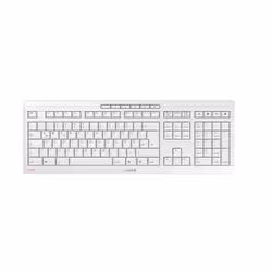 CHERRY Stream Desktop Recharge clavier Souris incluse RF sans fil QWERTY Anglais Gris