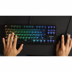 CHERRY G80-3000N RGB TKL clavier USB AZERTY Français Noir - Vue supplémentaire 7