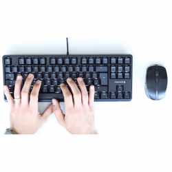 CHERRY G80-3000N RGB TKL clavier USB AZERTY Français Noir - Vue supplémentaire 8