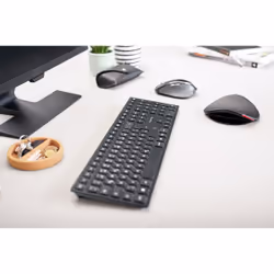 CHERRY KW 9100 SLIM clavier RF sans fil + Bluetooth QWERTZ Allemand Noir - Vue supplémentaire 12