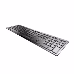 CHERRY KW 9100 SLIM clavier RF sans fil + Bluetooth QWERTY Nordique Noir