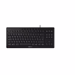 CHERRY STREAM KEYBOARD TKL, USB, Commutateur de touche « ciseaux », QWERTY, Noir