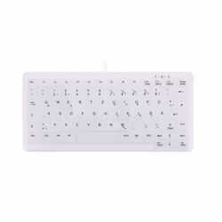 CHERRY AK-C4110, USB, QWERTZ, Blanc