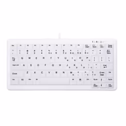CHERRY AK-C4110, USB, QWERTY, Blanc