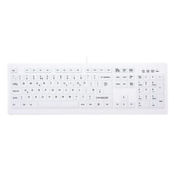 CHERRY AK-C8100F-UVS-W/UK clavier USB QWERTY Anglais britannique Blanc