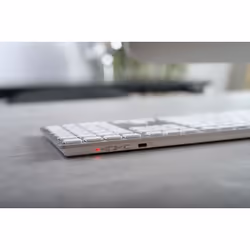 CHERRY KW 9100 SLIM FOR MAC clavier USB + Bluetooth QWERTZ Allemand Argent - Vue supplémentaire 5