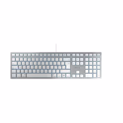 CHERRY KC 6000C FOR MAC, USB, Commutateur de touche « ciseaux », QWERTY, Argent