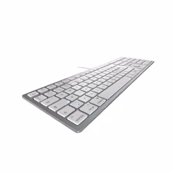 CHERRY KC 6000C FOR MAC clavier USB QWERTY Nordique Argent