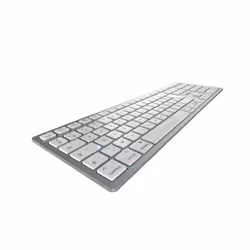 CHERRY KW 9100 SLIM FOR MAC clavier USB + Bluetooth AZERTY Français Argent - Vue supplémentaire 4