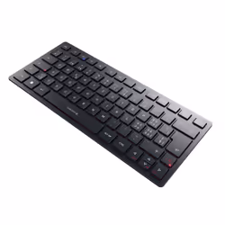 CHERRY KW 9200 MINI, 75%, USB + RF Wireless + Bluetooth, Commutateur de touche « ciseaux », QWERTZ, Noir