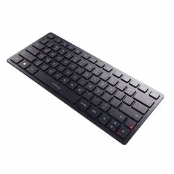 CHERRY KW 9200 MINI, 75%, USB + RF Wireless + Bluetooth, Commutateur de touche « ciseaux », QWERTY, Noir