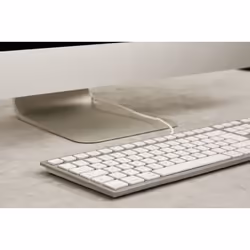CHERRY KC 6000C FOR MAC clavier USB AZERTY Français Argent - Vue supplémentaire 6