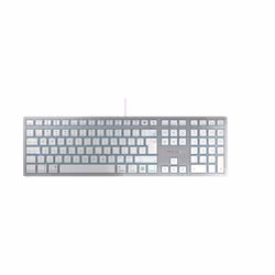 CHERRY KC 6000C FOR MAC, USB, Commutateur de touche « ciseaux », QWERTY, Argent
