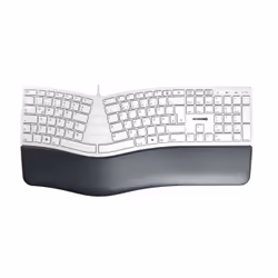CHERRY KC 4500 ERGO, USB, QWERTZ, Blanc
