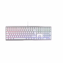 CHERRY MX 3.0S RGB, Taille réelle (100 %), USB, Clavier mécanique, QWERTZ, LED RGB, Blanc