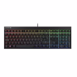 CHERRY MX 2.0S RGB, Taille réelle (100 %), USB, Clavier mécanique, QWERTY, LED RGB, Noir