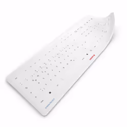 CHERRY STREAM Protect, Couvercle pour clavier, Silicone, 463 mm, 164 mm, 100 g, Blanc