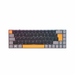 CHERRY MX-LP 2.1 Compact Wireless, 65%, RF sans fil + Bluetooth, Clavier mécanique, AZERTY, LED RGB, Noir