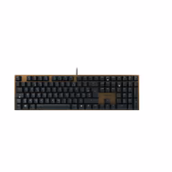 CHERRY KC 200 MX, Taille réelle (100 %), USB, Clavier mécanique, AZERTY, Noir, Bronze