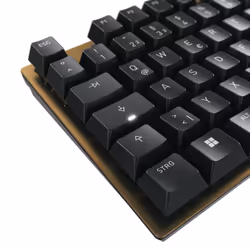 CHERRY KC 200 MX clavier USB AZERTY Français Noir, Bronze - Vue supplémentaire 5