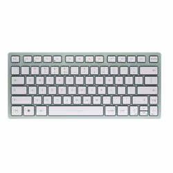 CHERRY KW 7100 MINI BT, Sans fil, Bluetooth, Commutateur de touche « ciseaux », QWERTY, Couleur menthe