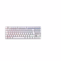 CHERRY MX 8.2 TKL Wireless RGB, Sans clé (80 - 87%), RF sans fil + Bluetooth, Clavier mécanique, AZERTY, LED RGB, Blanc