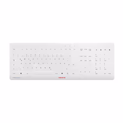 CHERRY Stream, FR sans fil +USB, QWERTZ, Blanc
