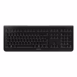 CHERRY KW 3000, Taille réelle (100 %), Sans fil, RF sans fil, QWERTZ, Noir