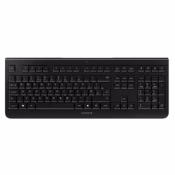 CHERRY KW 3000, Taille réelle (100 %), Sans fil, RF sans fil, QWERTY, Noir