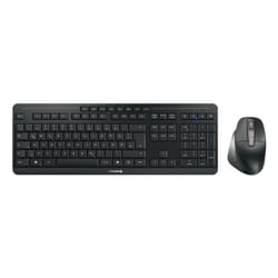 CHERRY Stream desktop ultimate clavier Souris incluse maison/bureau USB + RF Wireless + Bluetooth QWERTZ Allemand Noir