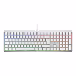 CHERRY XTRFY MX 3.1, Avec fil, USB, Clavier mécanique, AZERTY, LED RGB, Blanc