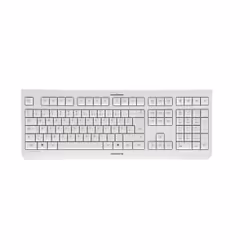 CHERRY KW 3000, Taille réelle (100 %), Sans fil, RF sans fil, QWERTZ, Blanc