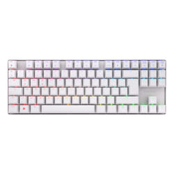 CHERRY MX 8.2 TKL Wireless RGB clavier Jouer USB + RF Wireless + Bluetooth QWERTZ Allemand Blanc