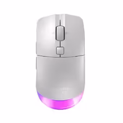 CHERRY XTRFY M50 Wireless, Droitier, Optique, RF Wireless + Bluetooth + USB Type-C, 12000 DPI, Blanc