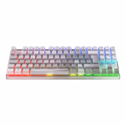 CHERRY XTRFY MX 8.2 TKL Wireless XAGA clavier Jouer USB + RF Wireless + Bluetooth QWERTZ Allemand Blanc