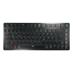 CHERRY KW X ULP 2.0 MINI clavier maison/bureau USB + RF Wireless + Bluetooth QWERTZ Allemand Noir