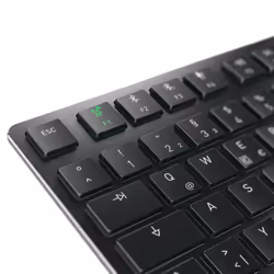 CHERRY KW X ULP 2.0 MINI clavier maison/bureau USB + RF Wireless + Bluetooth QWERTZ Allemand Noir - Vue supplémentaire 4