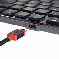 CHERRY KW X ULP 2.0 MINI clavier maison/bureau USB + RF Wireless + Bluetooth QWERTZ Allemand Noir - Vue supplémentaire 7