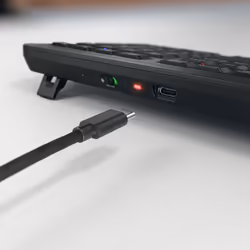 CHERRY Stream keyboard ultimate clavier maison/bureau USB + RF Wireless + Bluetooth AZERTY Français Noir - Vue supplémentaire 7