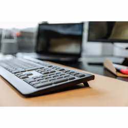 CHERRY KW 3000 clavier Universel RF sans fil QWERTY Portuguais Noir - Vue supplémentaire 4