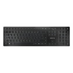 CHERRY KW 9100 SLIM clavier Universel RF sans fil + Bluetooth QWERTY Portuguais Noir, Gris
