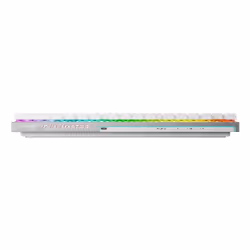 CHERRY MX 8.2 Pro TMR Wireless clavier Gaming USB + RF Wireless + Bluetooth AZERTY Français Argent, Blanc - Vue supplémentaire 2