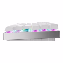 CHERRY MX 8.2 Pro TMR Wireless clavier Gaming USB + RF Wireless + Bluetooth AZERTY Français Argent, Blanc - Vue supplémentaire 4