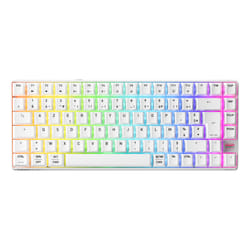 CHERRY XTRFY K33 Compact Wireless clavier Gaming USB + RF Wireless + Bluetooth AZERTY Français Blanc